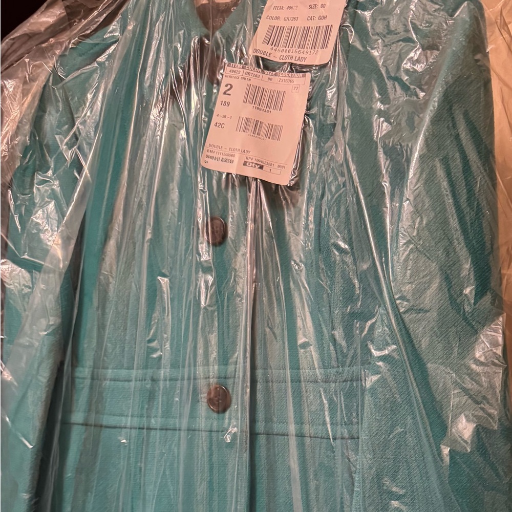 NWT J.CREW Lady Day Coat, Size 00, Color GR7263, Heritage Green - Picture 6 of 10